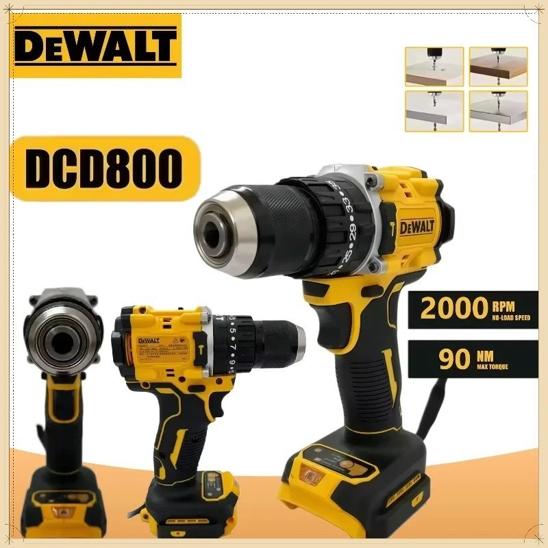 Dewalt DCD800 2000RPM Cordless Impact Drill 1/2 Inch Brushless Screwdriver 20V