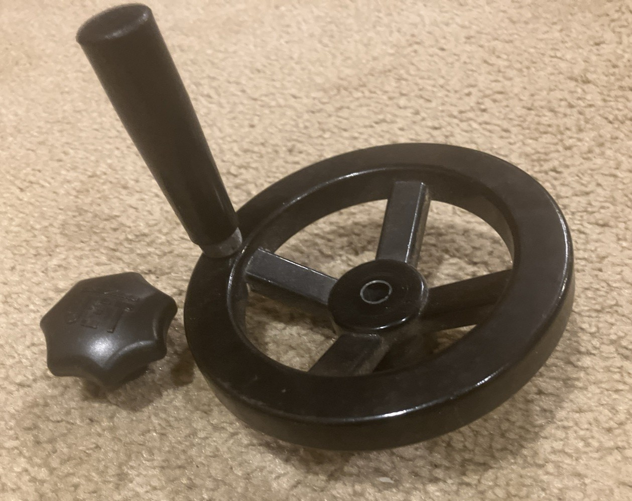 JET JWTS-10 JWTS-10JF Table Saw 5&Prime; Hand Wheel Crank Handle w/ Lock Knob 200075