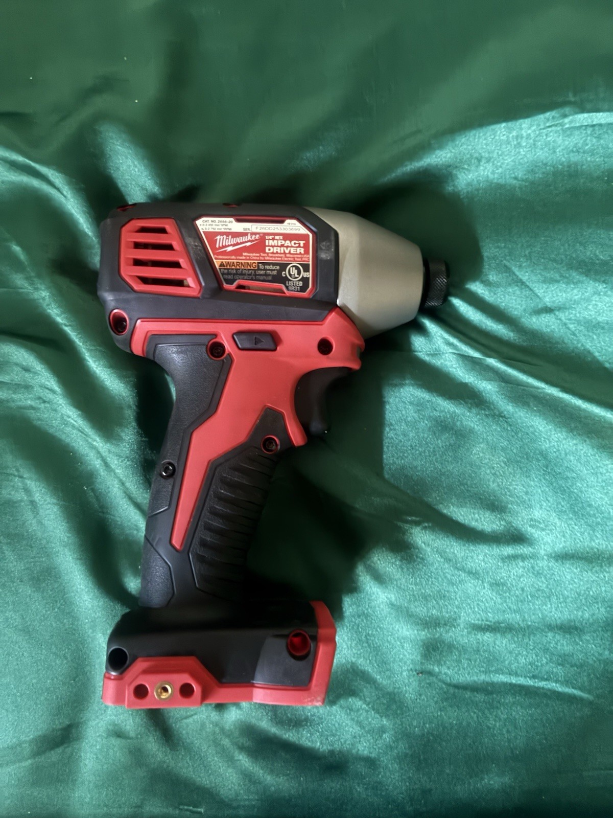 Milwaukee M12 12V Cordless Impact Driver Tool Only No Battery 2462-20