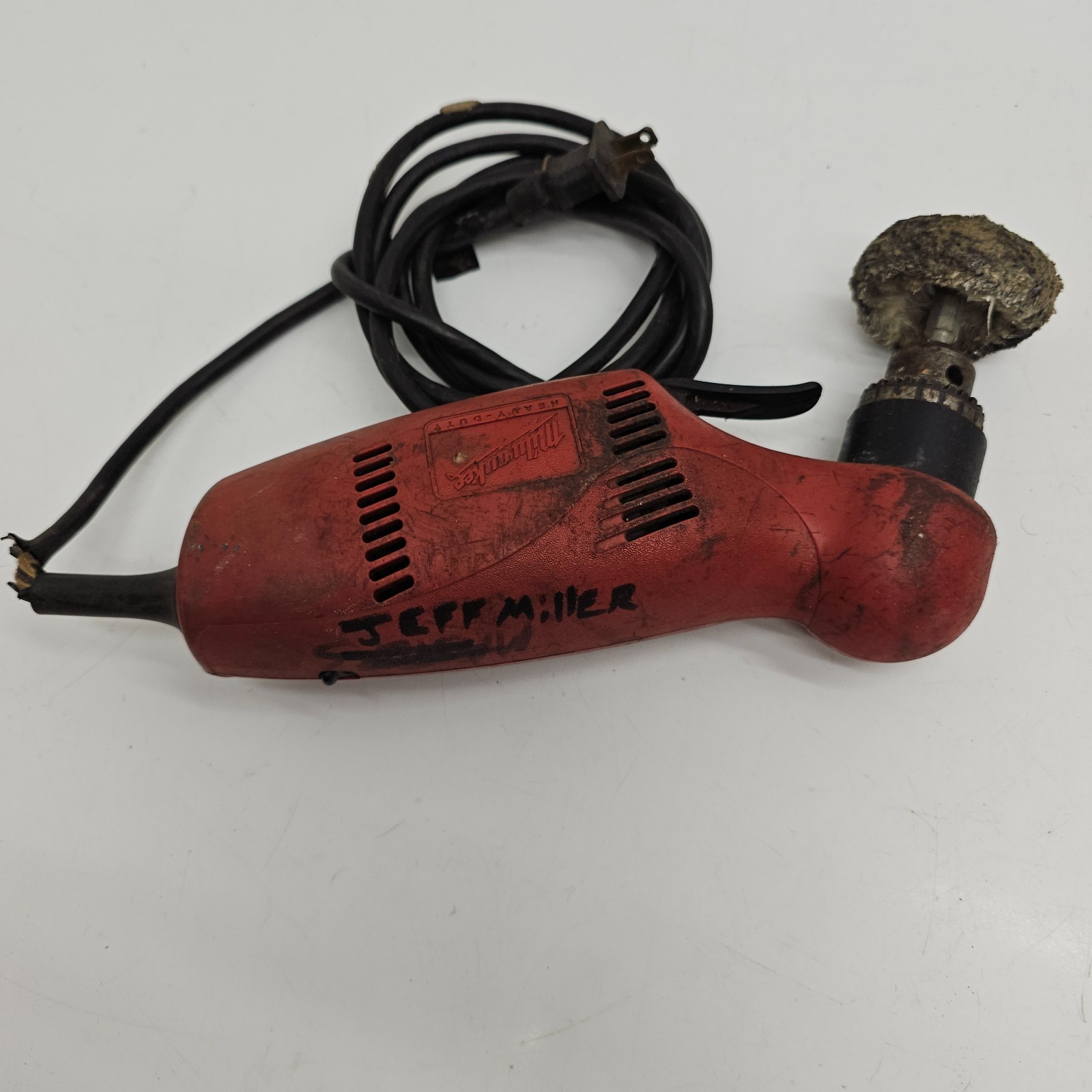 Milwaukee Drill 0375-1 Reversing 3/8 In 120V Red Corded Tool