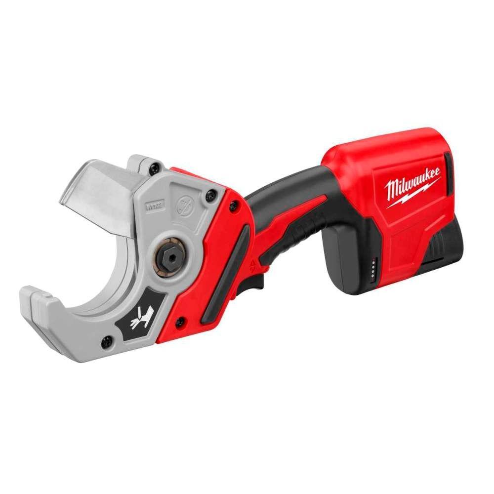 Cordless Compact PVC Shear Kit Lithium Ion 12 Volt Power Tool Pipe Cutter Case