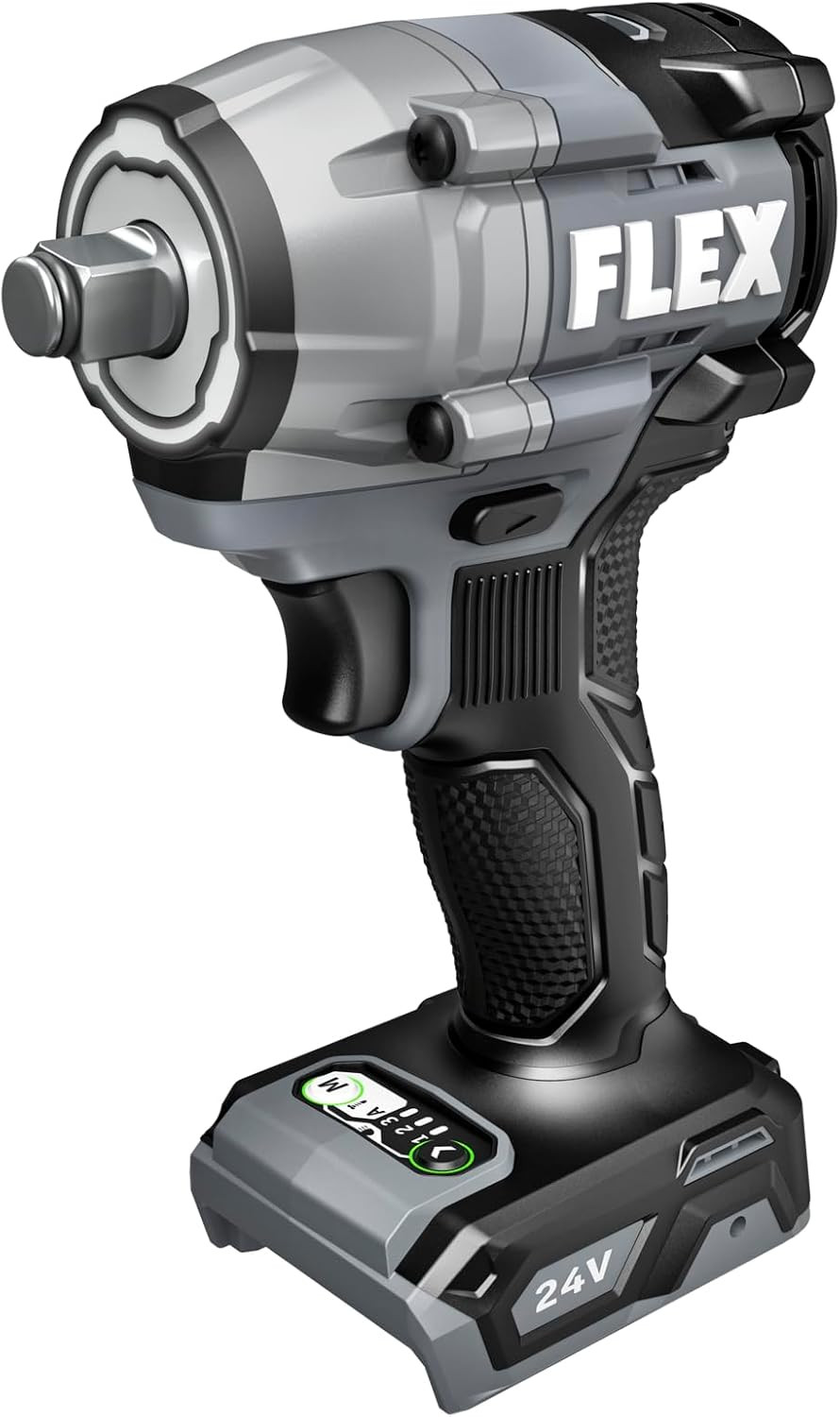FLEX 24V Brushless Cordless 1/2-Inch 450 Ft-Lbs Torque Compact Impact Wrench Too