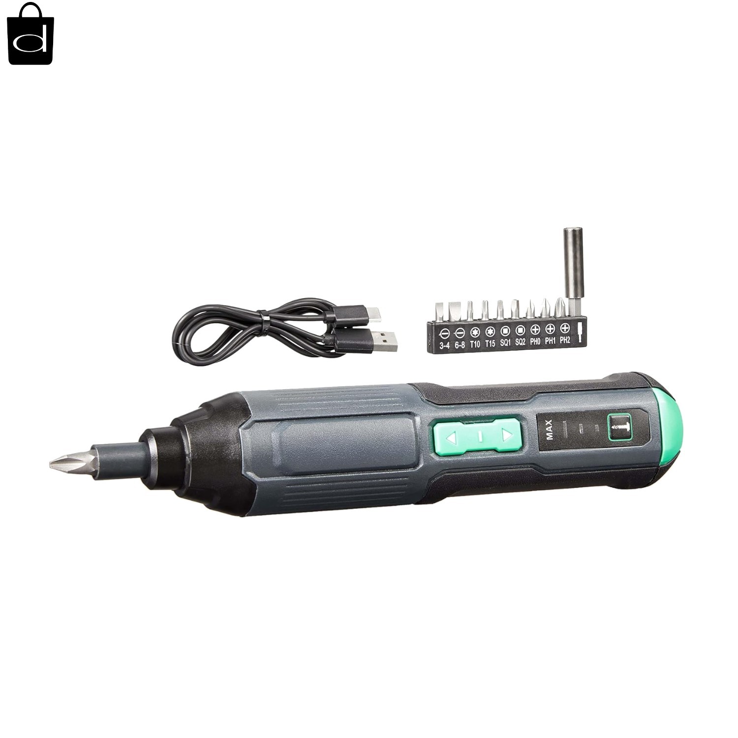 Cordless Electric Screwdriver 1300Mah Rechargeable Adjustment Power Drill Multi-
