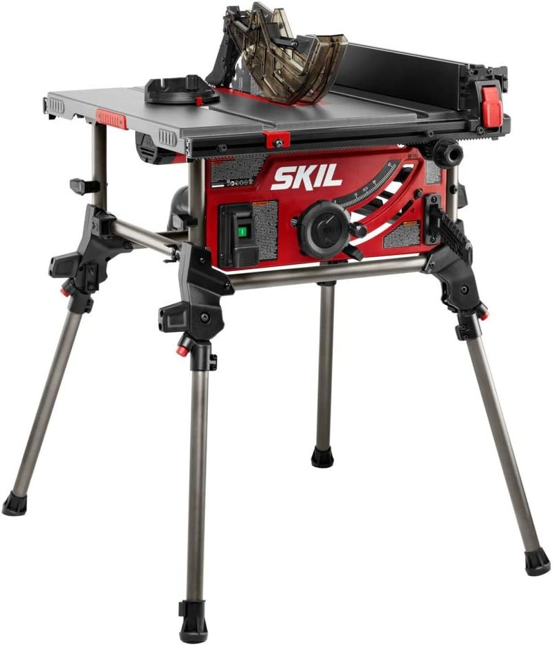 SKIL TS6307-00 15 Amp 10&Prime; Portable Jobsite Table Saw with Folding Stand