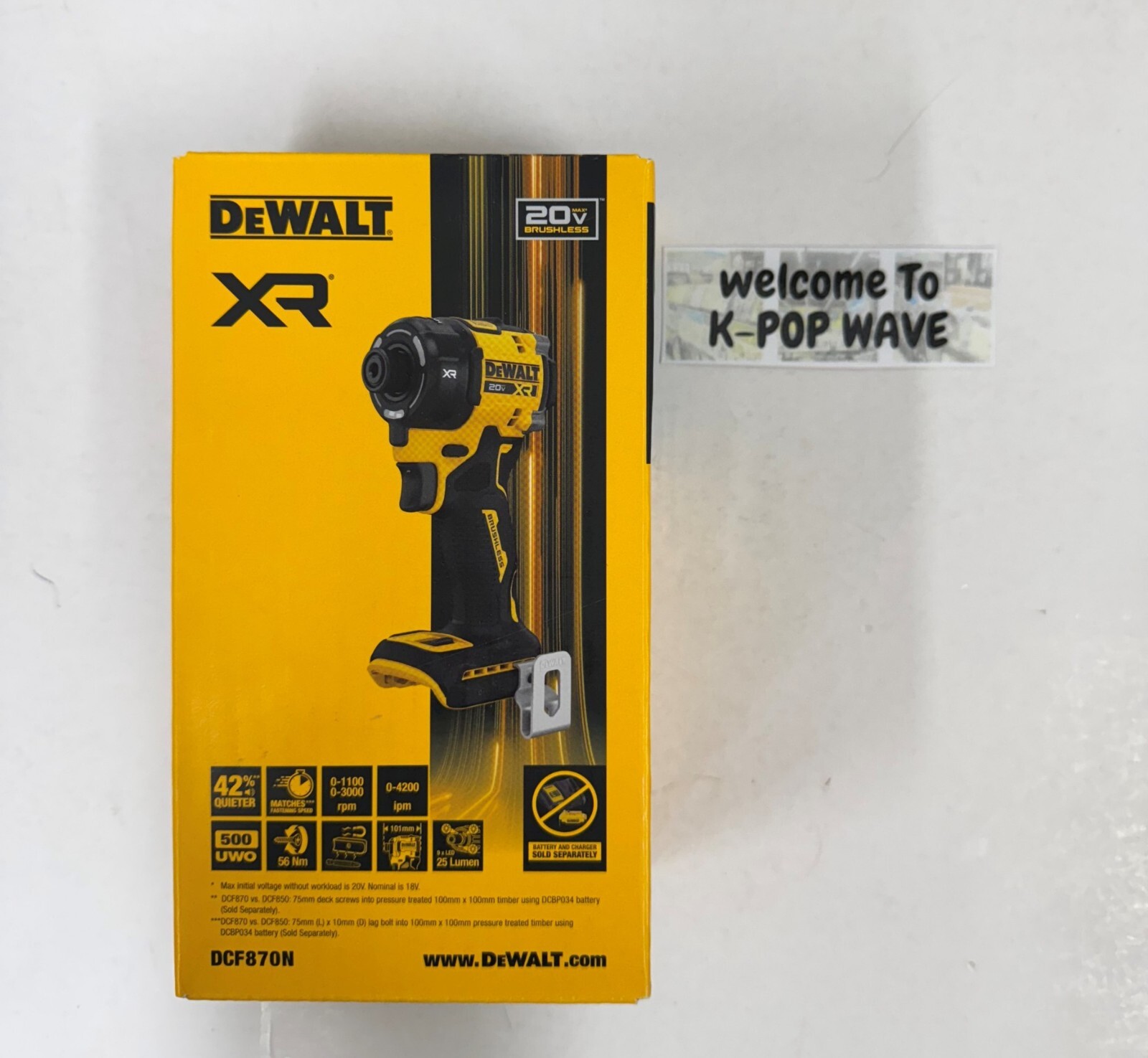 Dewalt DCF870N hydraulic impact drill driver 20V oil pulse / Bare Tool