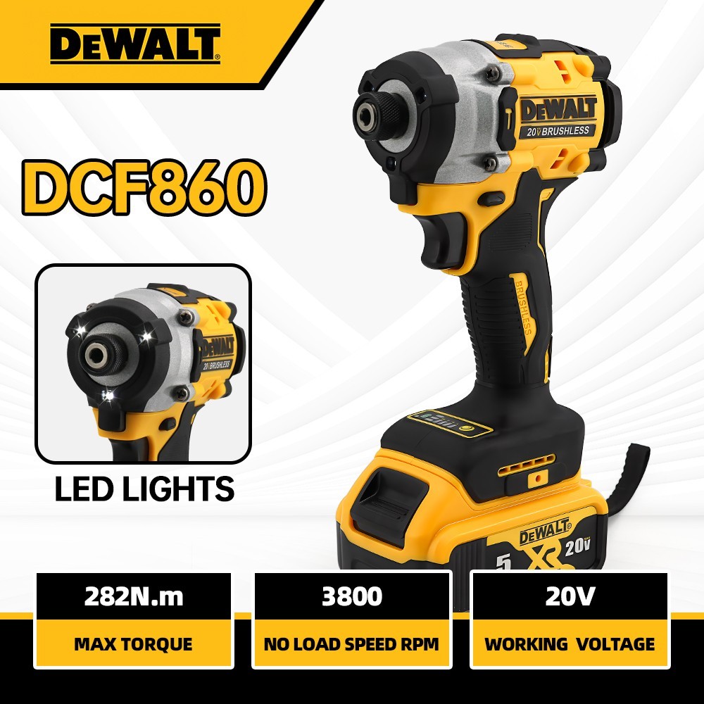 Dewalt DCF860 Wireless Brushless Screwdriver 20V Lightweight only tool