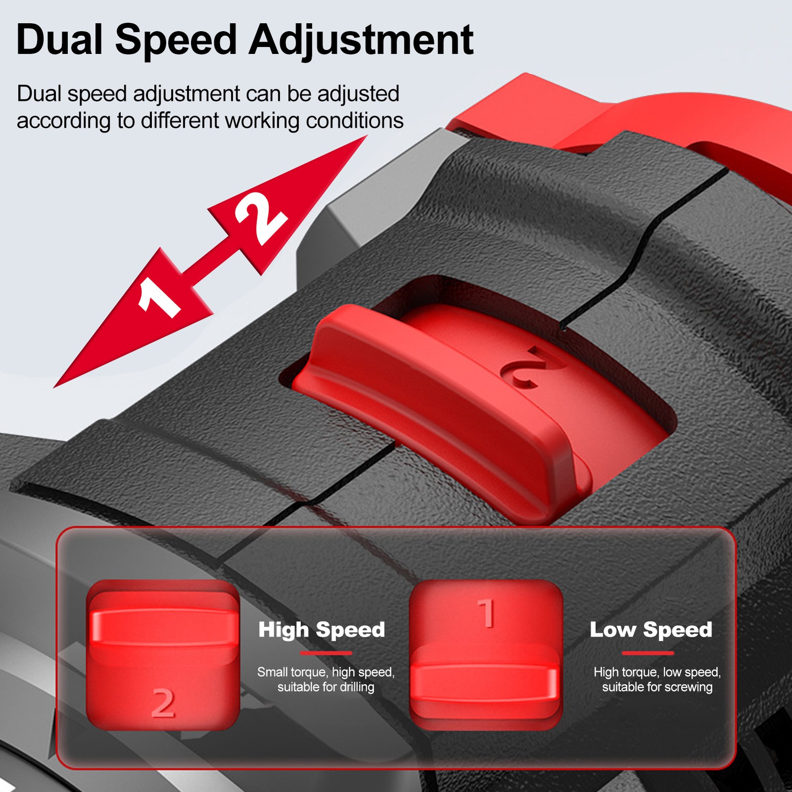 16.8V Brushless Power Screwdriver + Hammer 45Nm 1600RPM Lithium OQWI