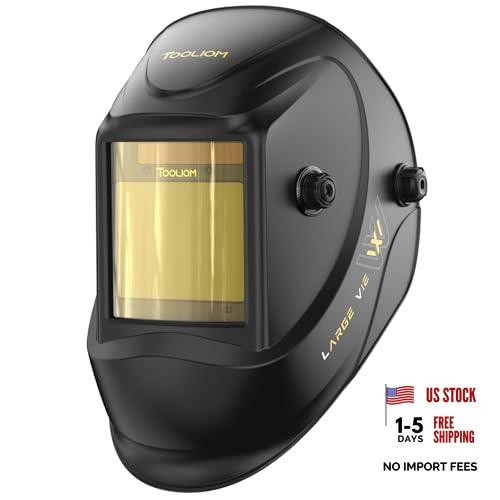 True Color Auto Darkening Welding Helmet with Large View | True 3.94&Prime; x 3.27&Prime;