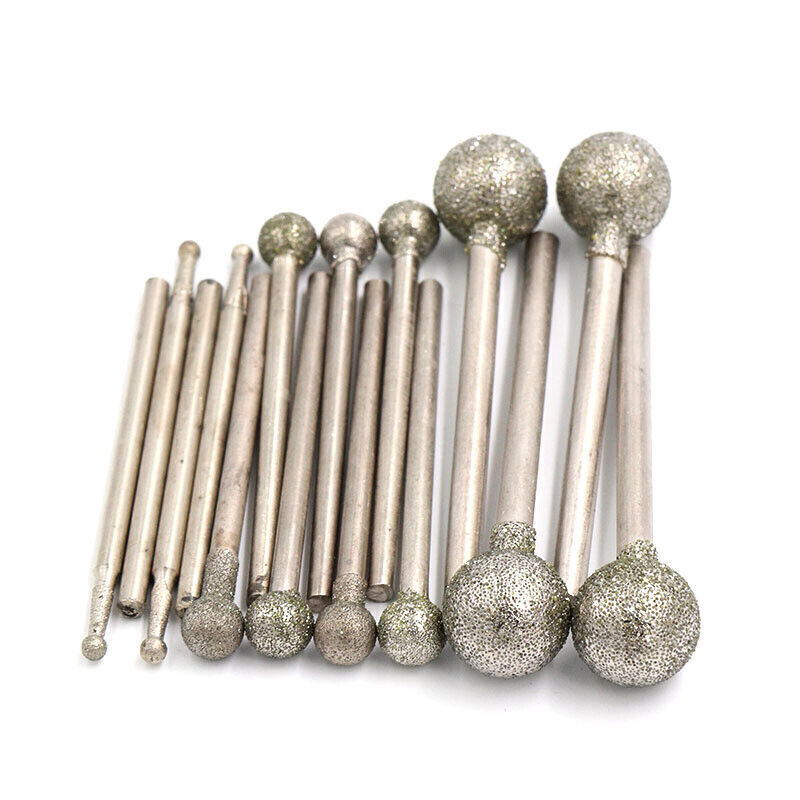 Diamond Grinding Carving Cutting Burr Bit Set For Dremel Rotary Tool stone glass