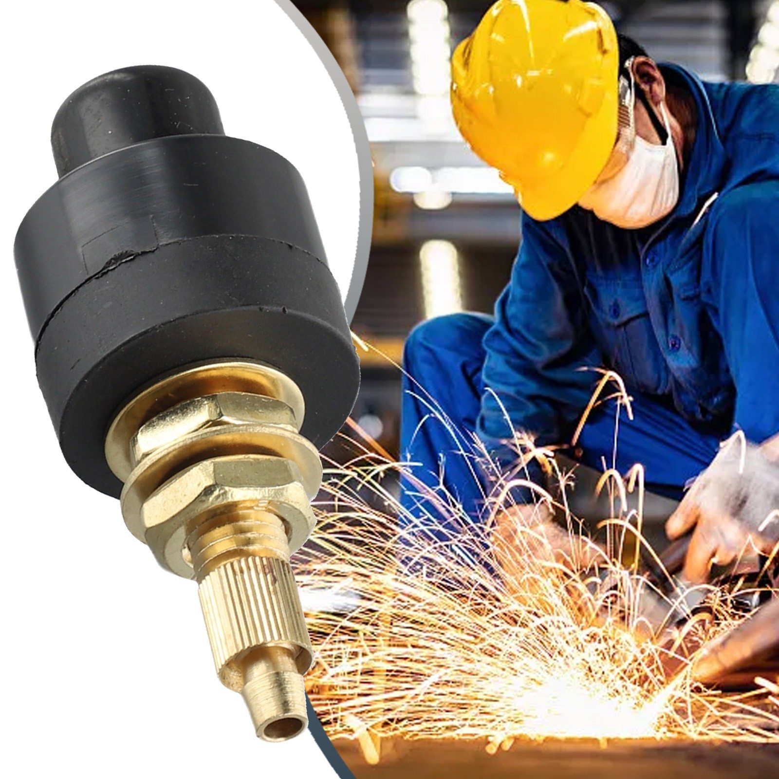 1PC TIG Welder Torch Gas Electric Quick Connector Welding Nozzles M16x1.5 MIG