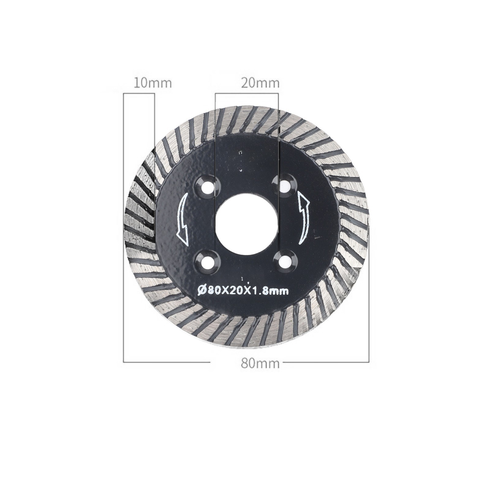 80mm Cutting Blade High Grinding Ability Fine Material Removal Saw Blade