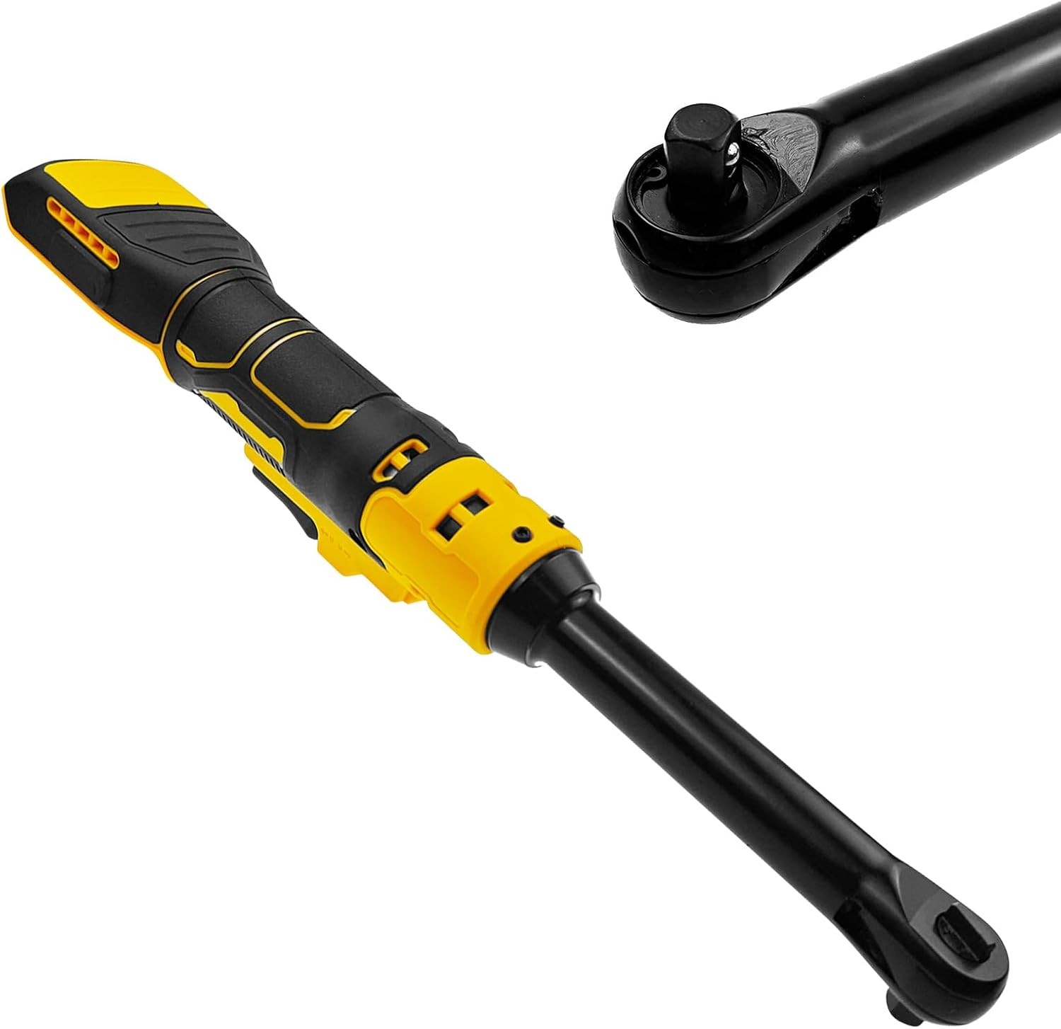 3/8&Prime; Extended Cordless Ratchet Wrench for Dewalt 20V Series Batteries 320 RPM