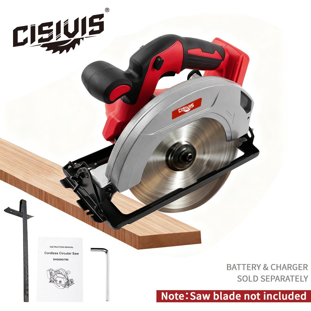 Cisivis 18V Circular Saw – Compatible Milwaukee M18 Battery – Bare Tool