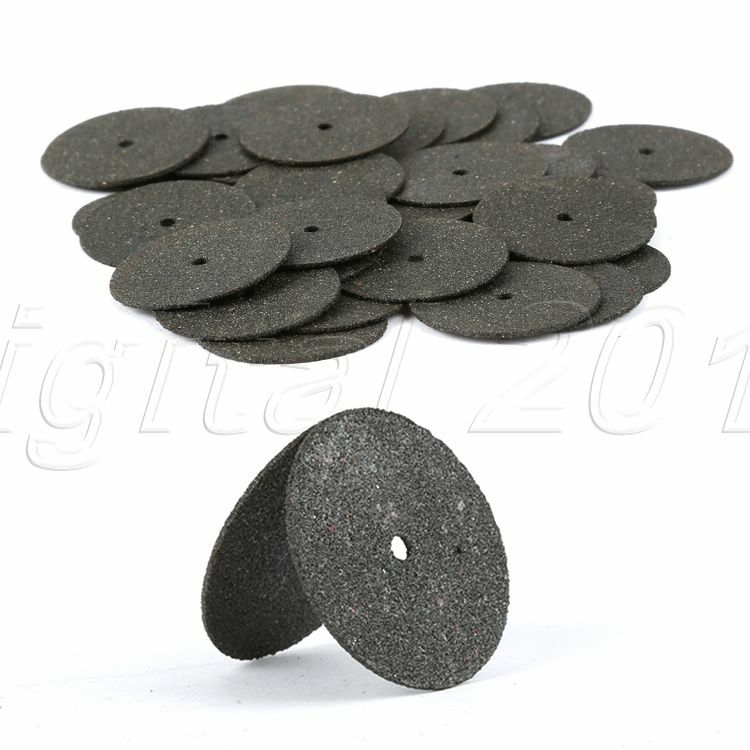 24mm Cutting Wheel Disc Blade Slitting & 3.175mm Shaft Mandrel Rotary Tool Kit