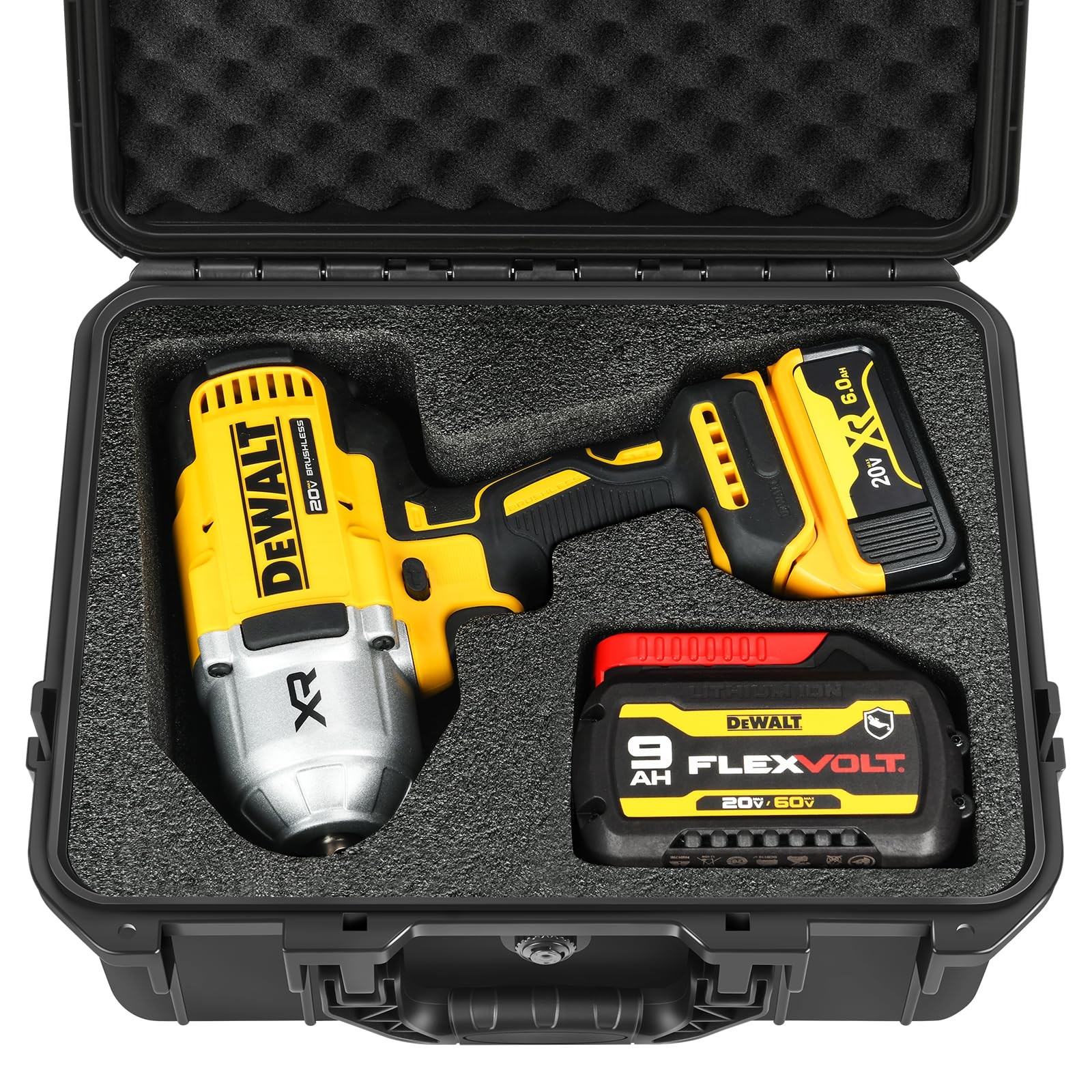 Case for Dewalt Impact and Torque Wrench – Waterproof Hard Tool Box for Dewal…