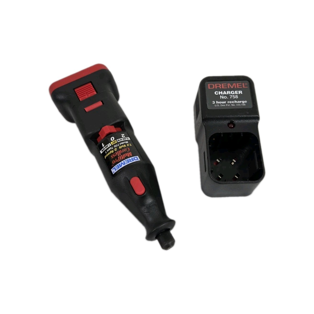 DREMEL MULTIPRO 770 Cordless Rotary Tool with Charger Battery And Case Set