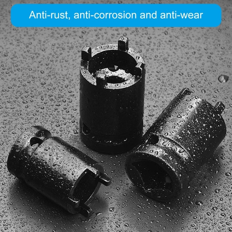 Power Tool Electric Socket Wrench Spanner, Four Pronged for Secure Nut Handling