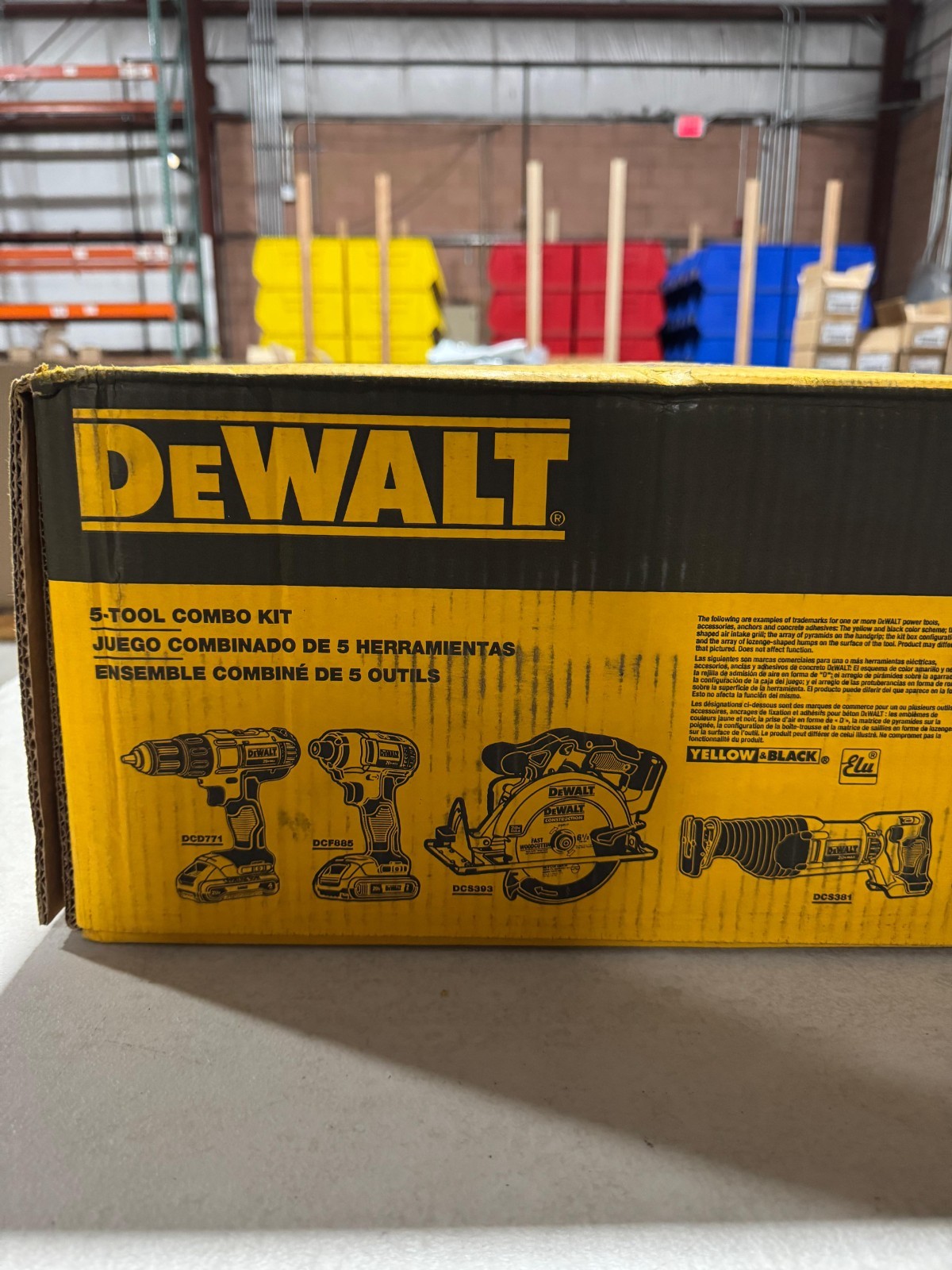 DEWALT DCK551D1M1 20V Cordless 5 Tool Combo Kit NEW SEALED