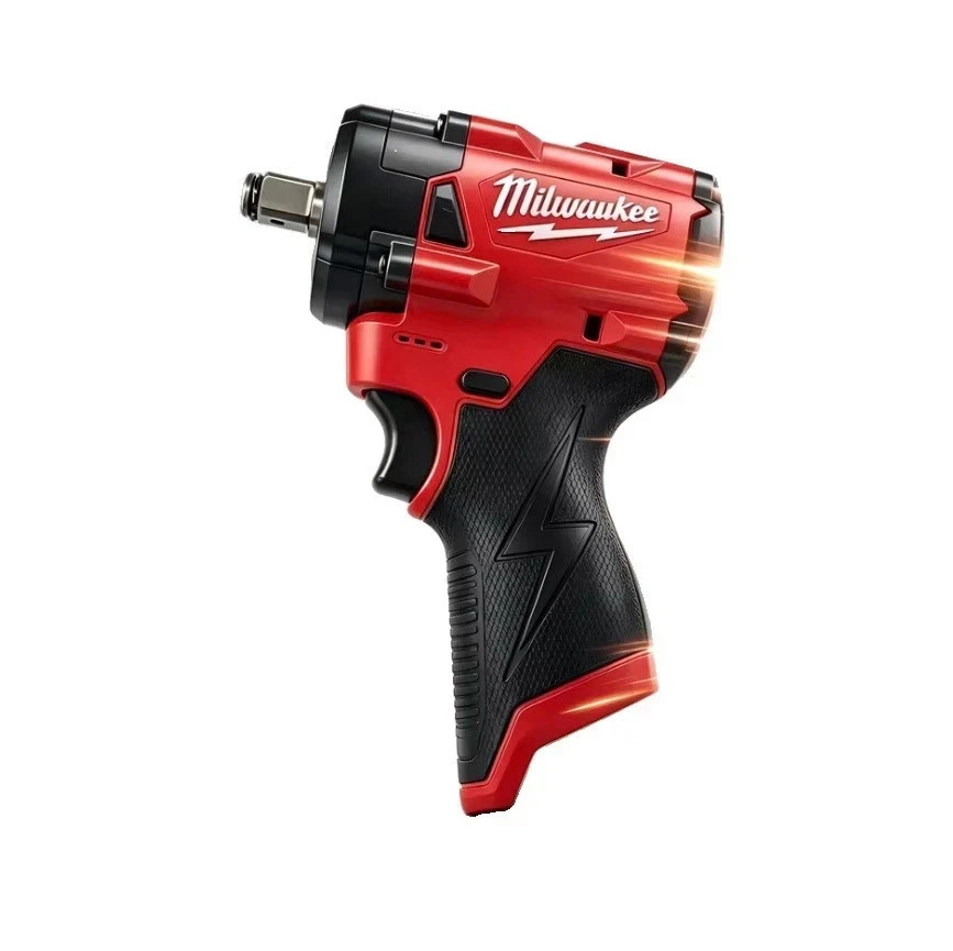 12V Stubby Impact Wrench 650 N.m Fits Milwaukee M12 Lithium Battery – Tool Only
