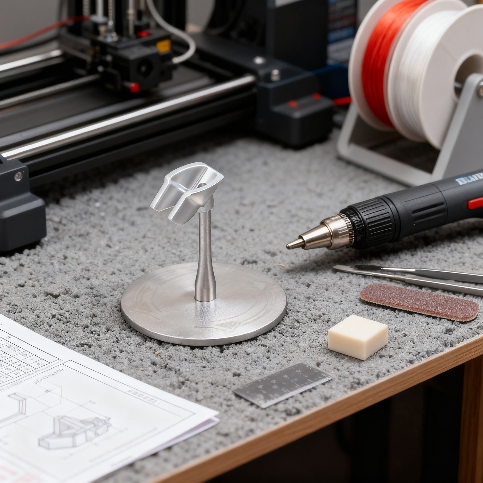 6 5cm Diameter Stainless Steel Soldering Iron Support Base with Stability