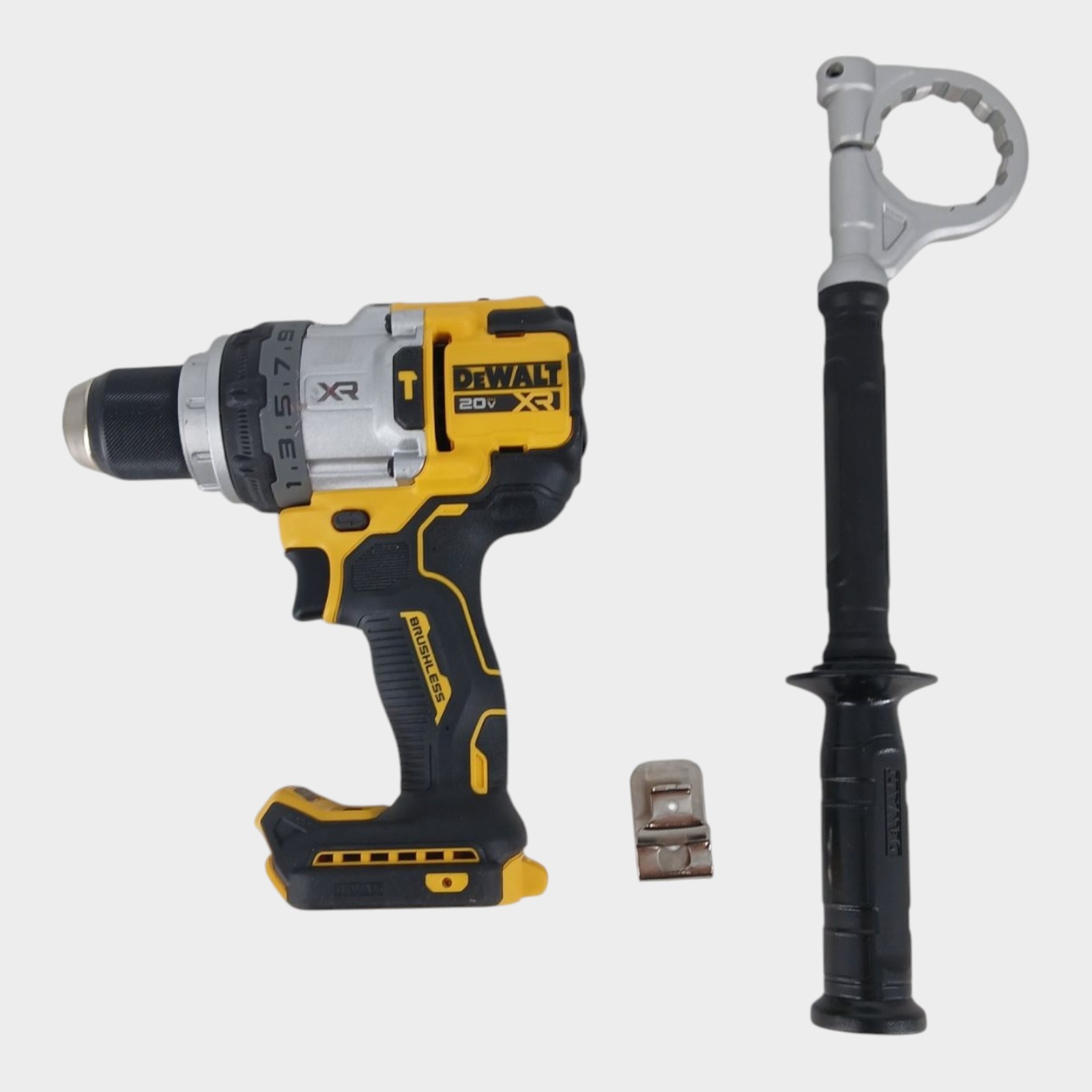 Dewalt DCD1007 20V Max XR 1/2&Prime; Inch Brushless Hammer Drill w/ Handle – Untested