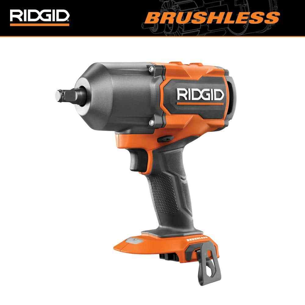 RIDGID R86212B High Torque 18V 4 MODE 1/2&Prime; Cordless Impact Wrench Tool Only