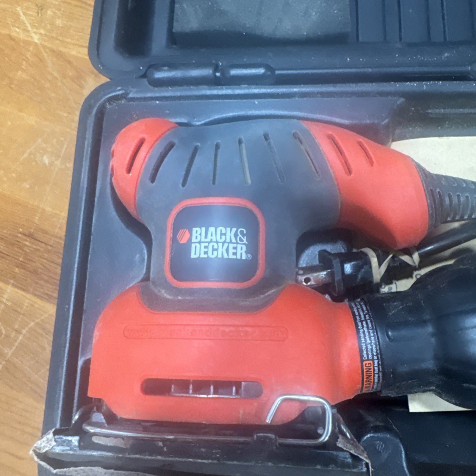 Black & Decker Random Orbit 1/4 Sheet Palm Sander FS540 Works Great Clean Cpix
