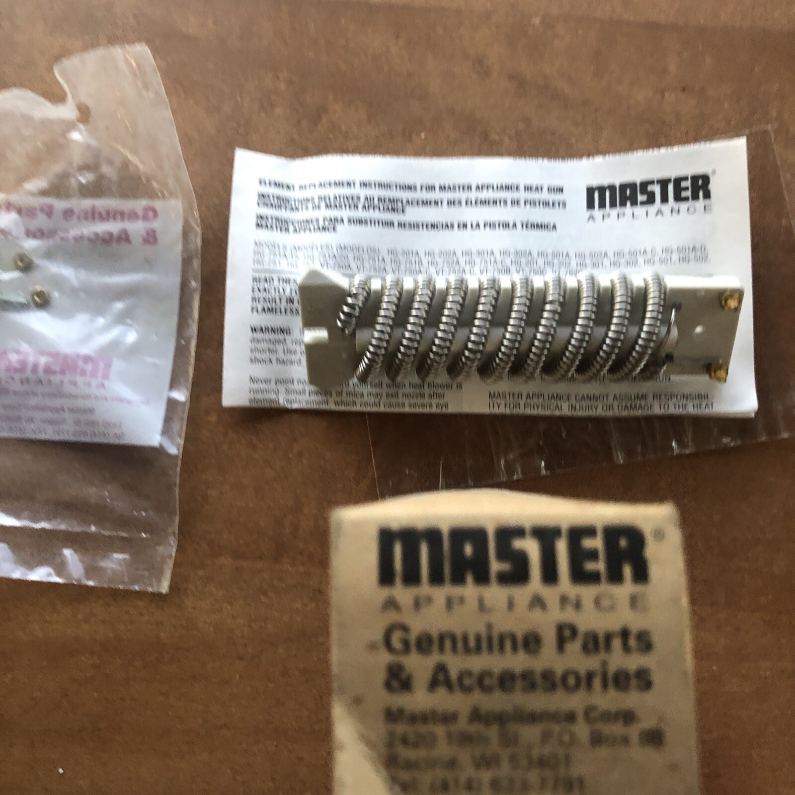 Master Appliance Heat Gun Element 2A443 New In Box