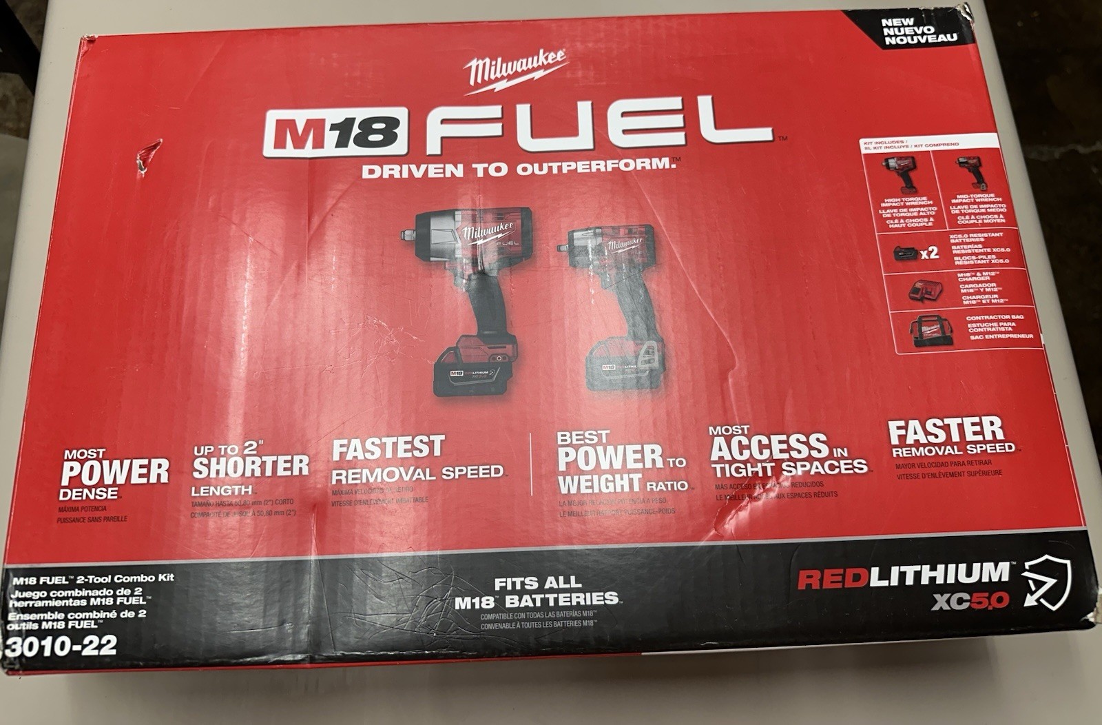 Milwaukee M18 Fuel 2-Tool Combo Kit (3010-22)