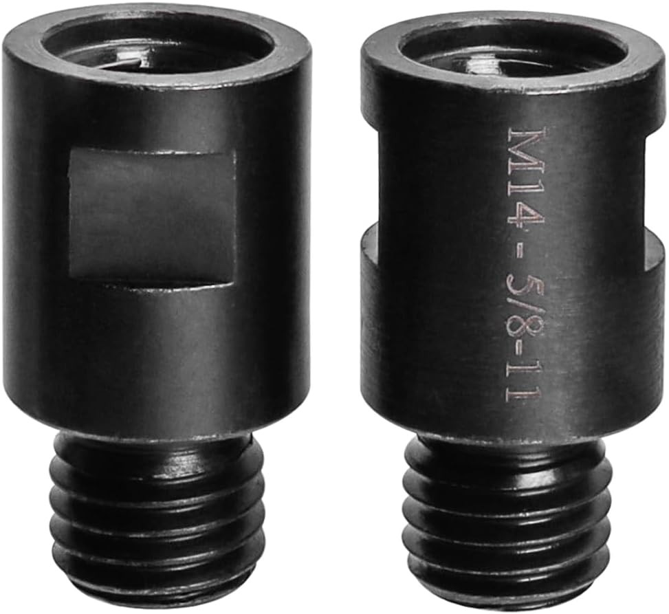 2Pcs M14 to 5/8&Prime;-11 Angle Grinder Arbor Adapter, M14 Female to 5/8&Prime;-11 Male Thre