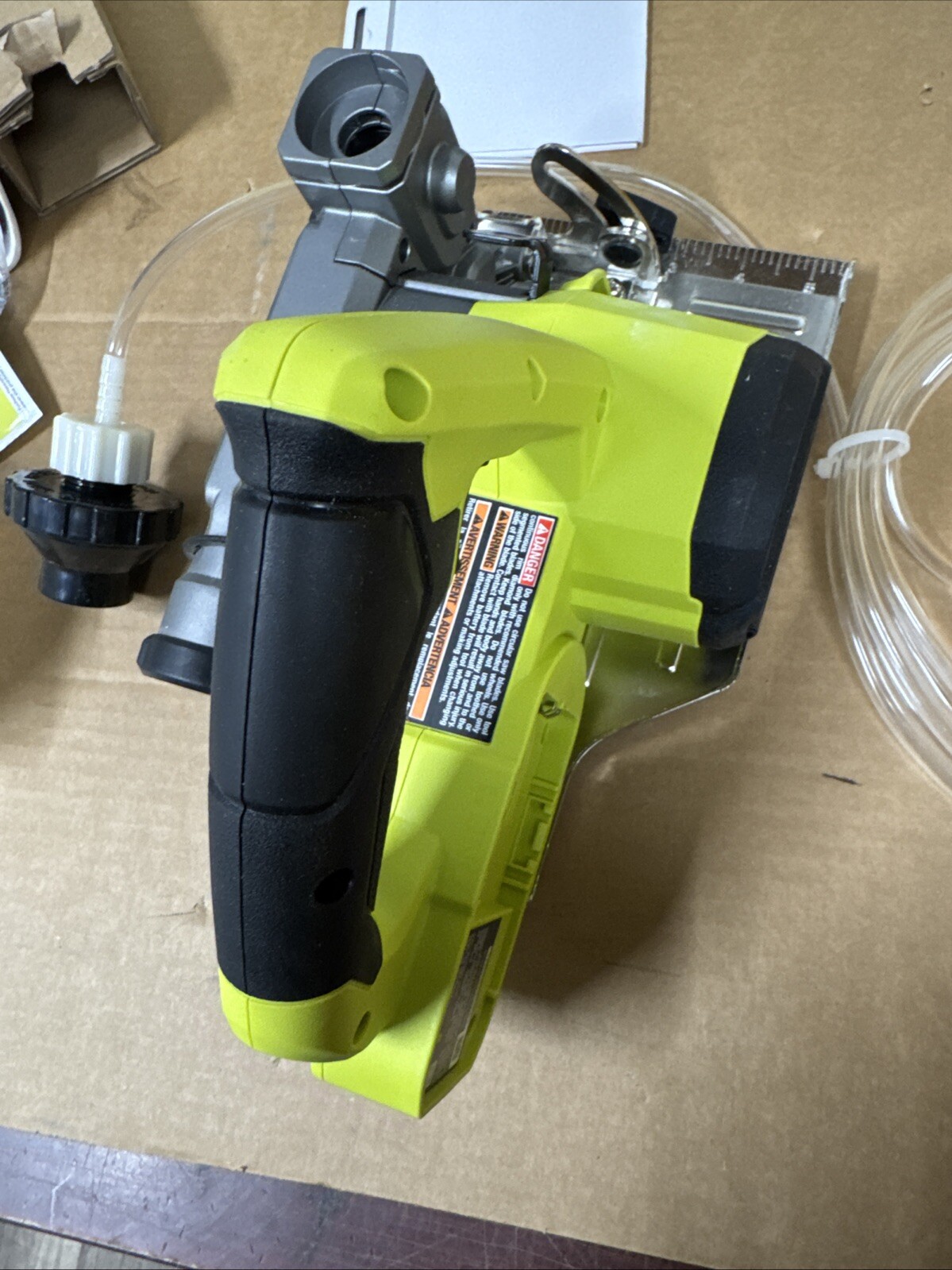 RYOBI ONE+ HP 18V Cordless Handheld Wet/Dry Masonry Tile Saw (Tool Only)