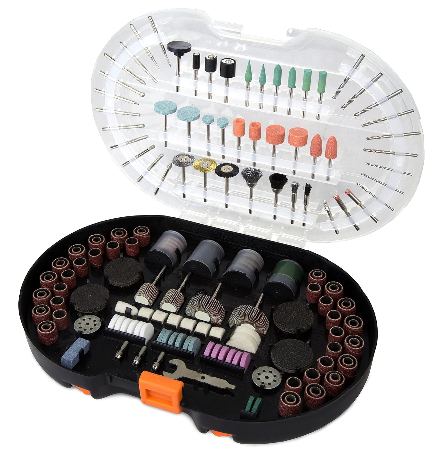WEN 327 Piece Rotary Tool Accessory Kit with Storage Case and Accessories Set