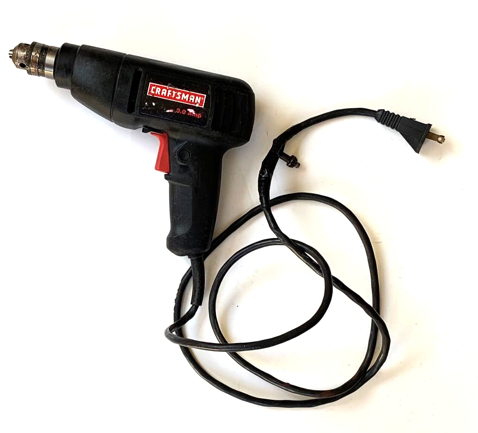 SEARS CRAFTSMAN 3/8&Prime; 1/3 HP CORDED DRILL # 315.101220, 3.0 AMP 0-1300 RPM TESTED