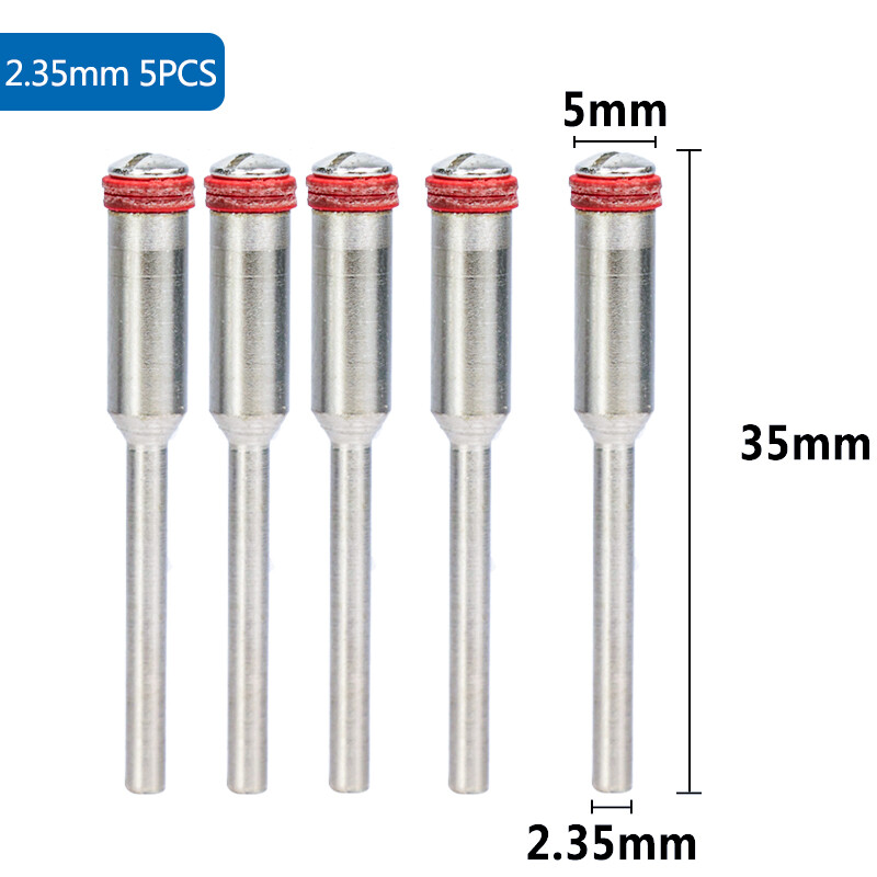 5/10pcs 2.35-3.175mm Cut Off Wheel Screw Mandrel Holder for Dremel Rotary Tools