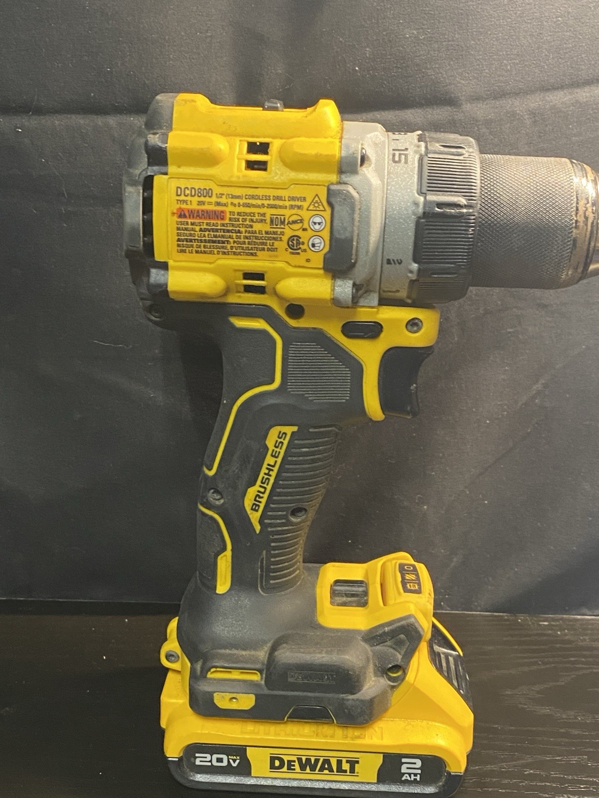 Dewalt DCD800 20V MAX XR 1/2&Prime; Cordless Drill/Driver with Battery & Charger