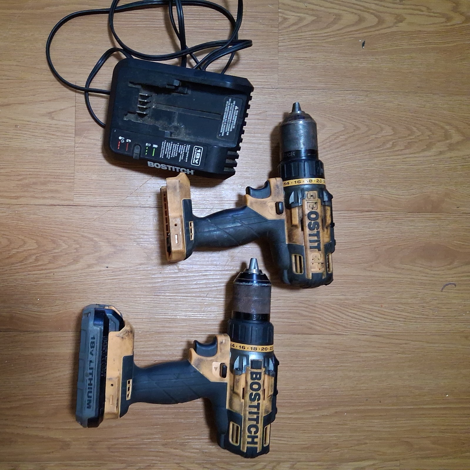 2 BOSTITCH BTC400 18V Drill Driver – Cordless Power Tool w/ Battery tested