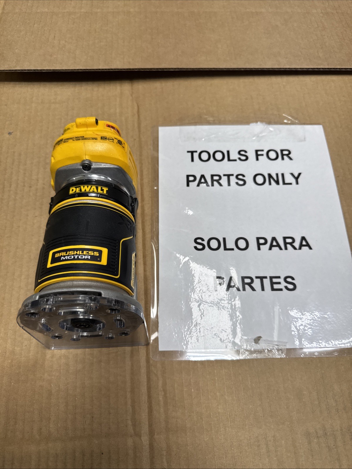 DEWALT 20V Max XR Brushless Compact Router – DCW600B F2