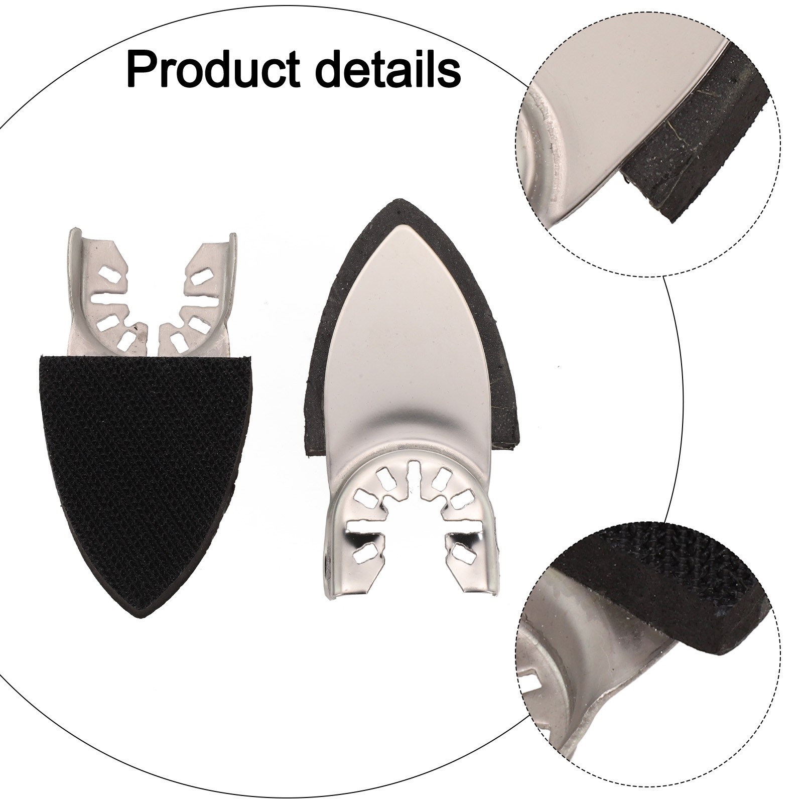 Triangular Sand Disc Sandpaper Pad 38*86mm Oscillating Tool Sandpaper-Pad