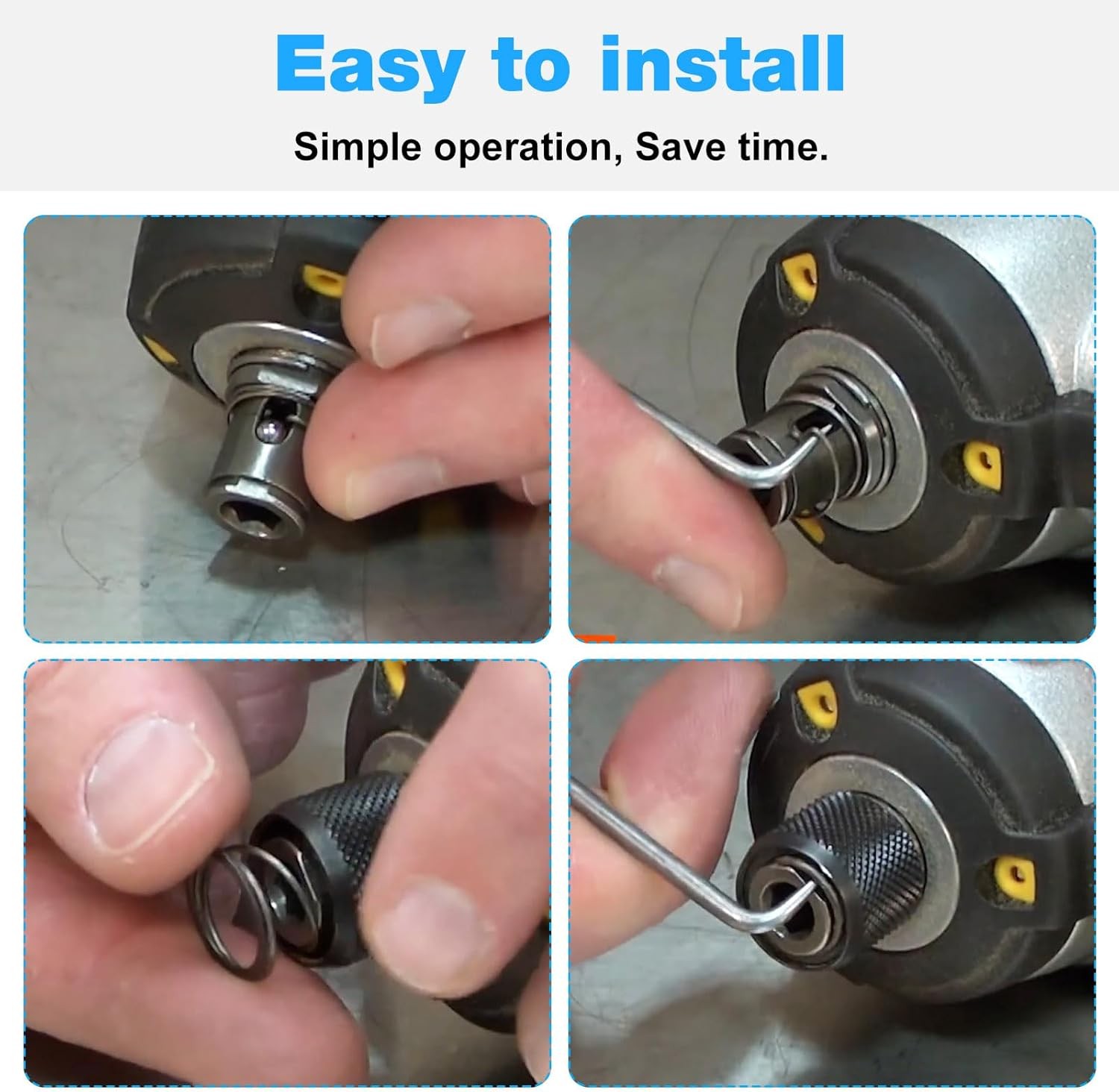 Updated DCF885 Impact Driver Spring Kit FOR Dewalt 20 V Impact Driver Parts DCF8