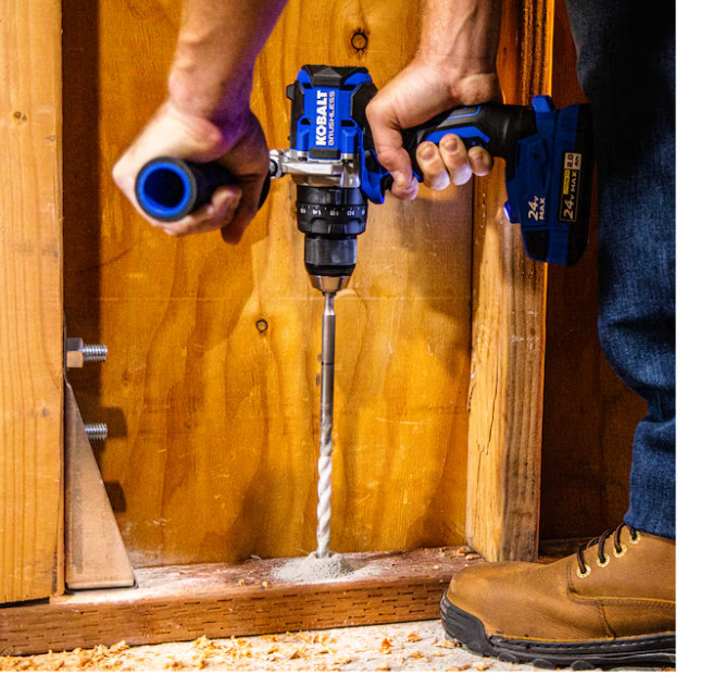 Kobalt 1/2-in 24-volt Variable Speed Brushless Cordless Hammer Drill ( Tool Onl)
