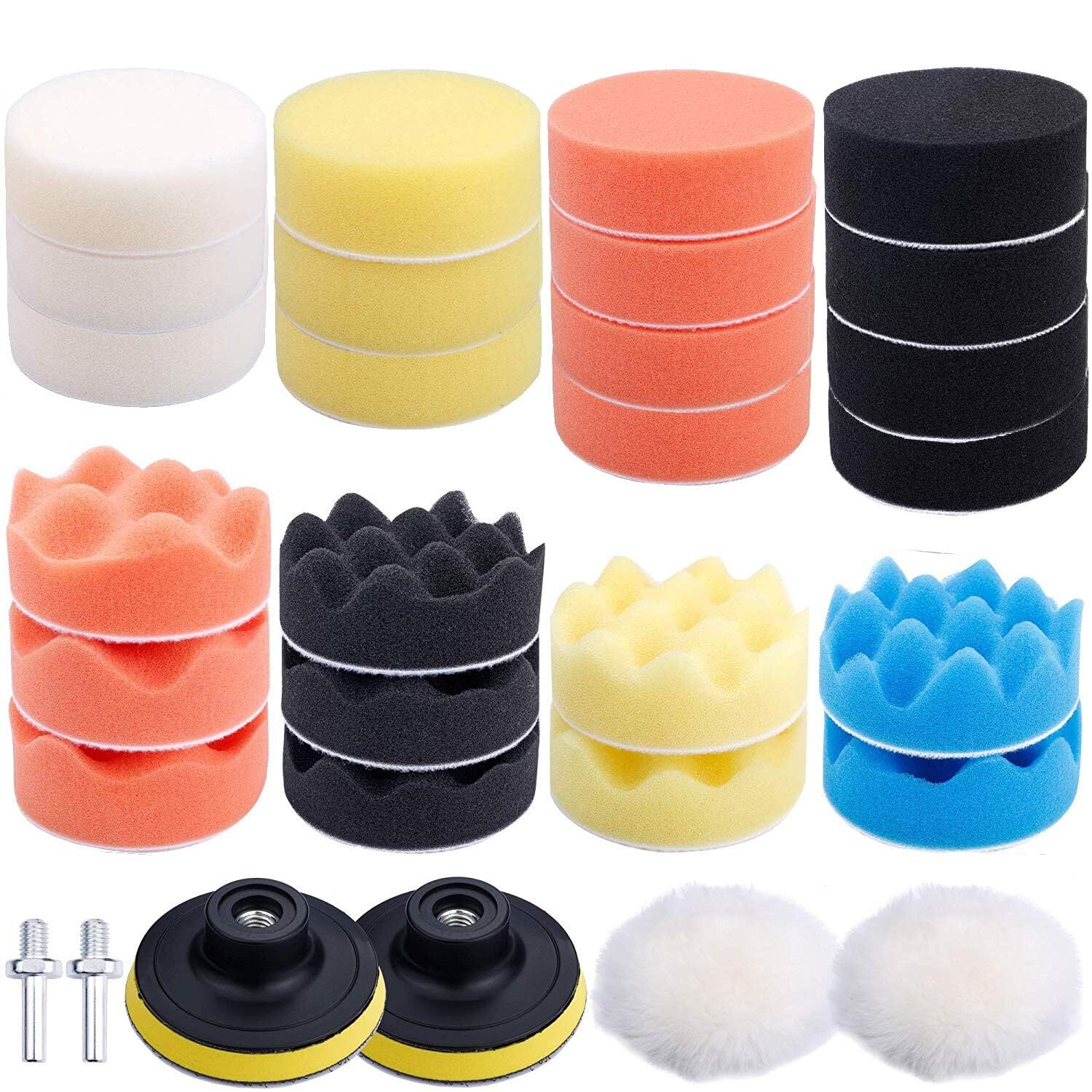 Polishing Pad 31 Pcs 3 Inch Polishing Pad Kit 3 Inch Buffing Pads For Drill Adap