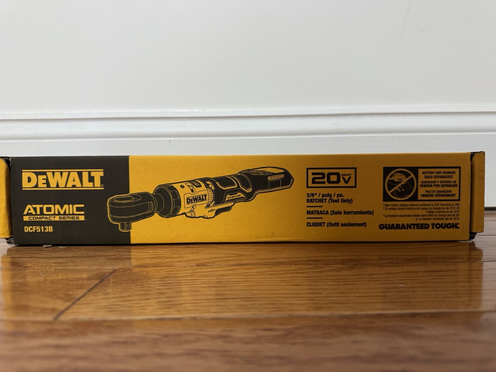 DEWALT DCF513B 20-Volt Max Cordless 3/8 In. Ratchet Tool Only