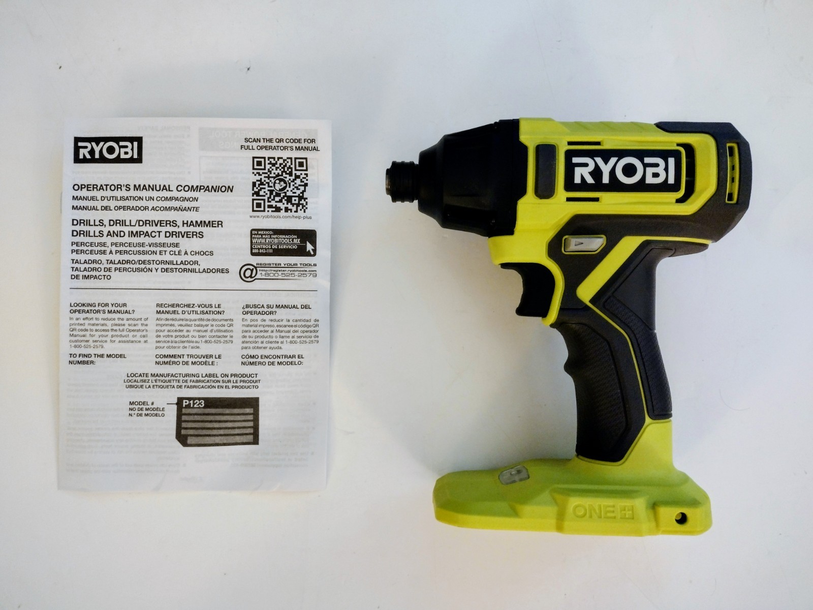 Ryobi 18V 1/4&Prime; Impact Driver (Tool only) PCL235B