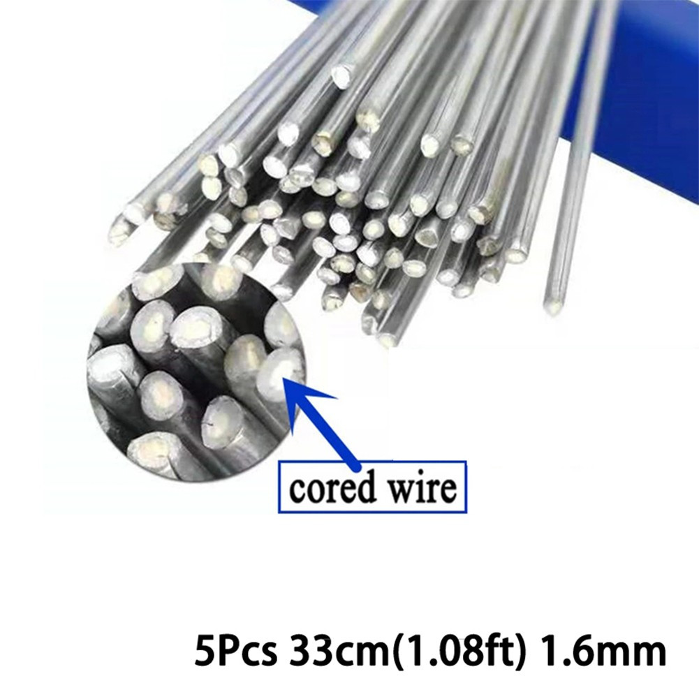 5pcs Easy Melt Welding Rods Low Temperature Aluminum Wire Soldering Brazing Kit