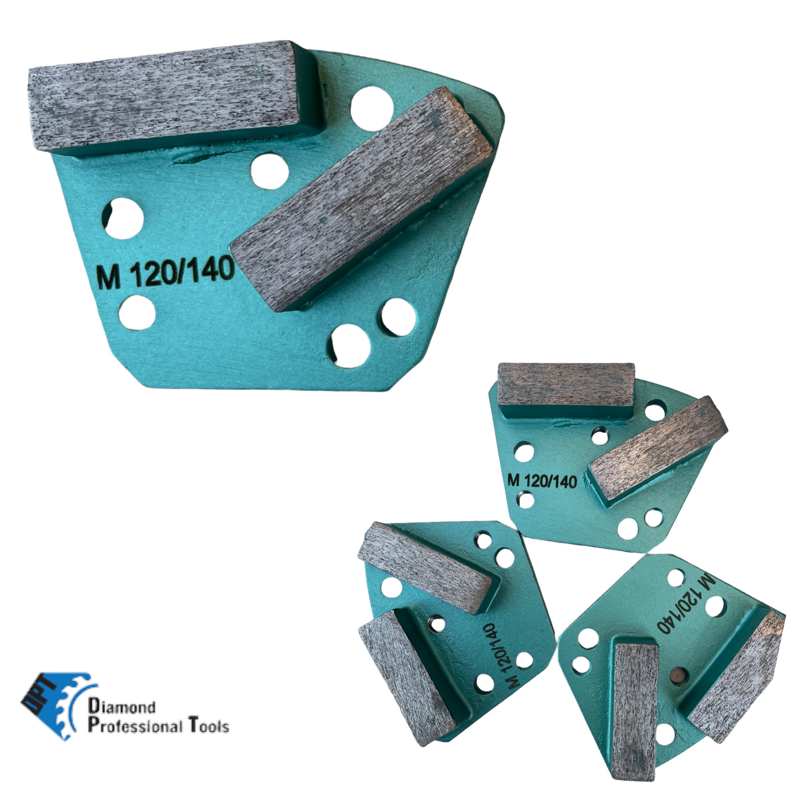 9 Pack Bolt-On Diamatic Sase CPS Grinding Discs Grinding Concrete Hard Bond 120G