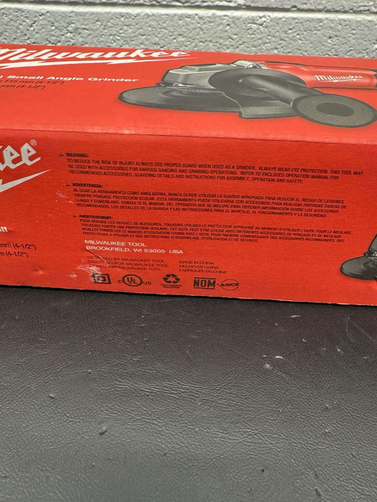 Milwaukee 6130-33 120V Angle Grinder