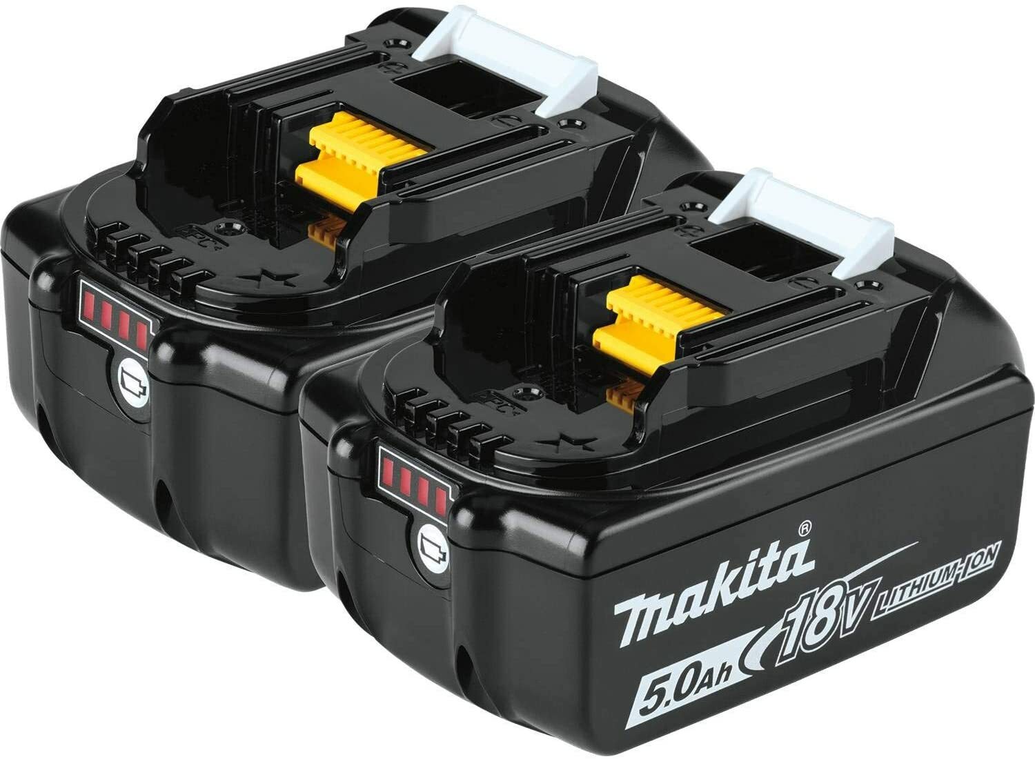 Makita 18V Lith‑Ion Battery and Rapid Charger Starter Pack (5.0AH) BL1850BDC2X