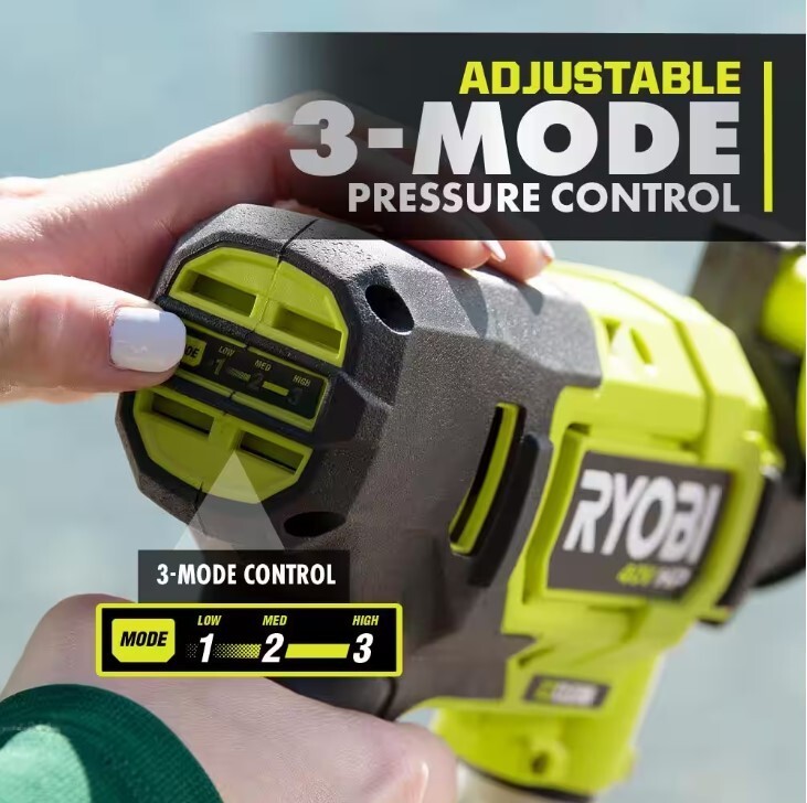 RYOBI 40V 600 PSI 0.7GPM Cold Water Cordless Power Cleaner (Tool Only)