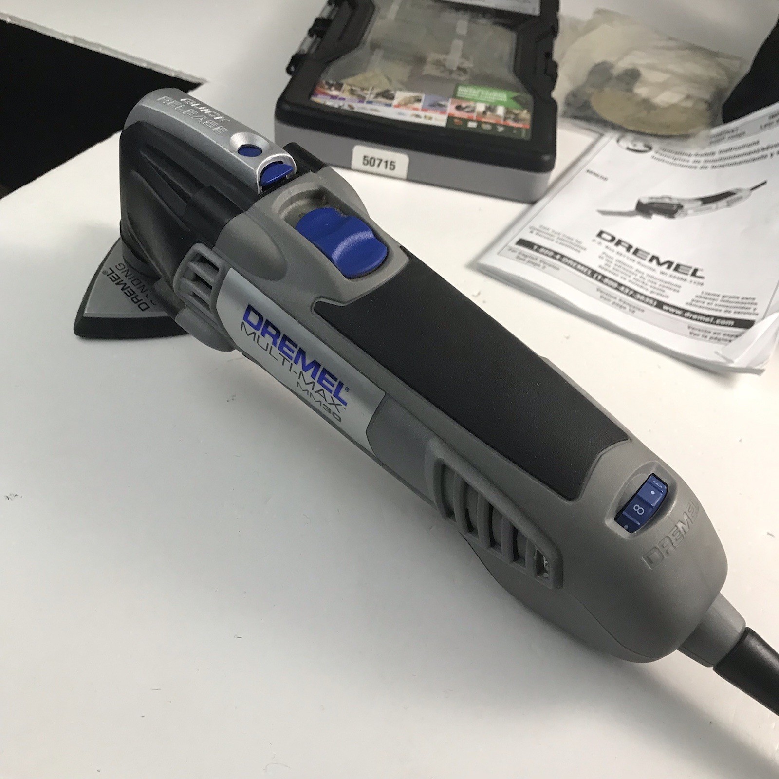 Dremel Multi-Max MM30 Variable Speed Multi-Tool In OEM Soft Case W Extra Blades