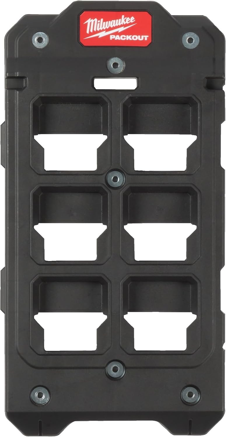 Milwaukee Packout Compact Mounting Plate 493248062, black